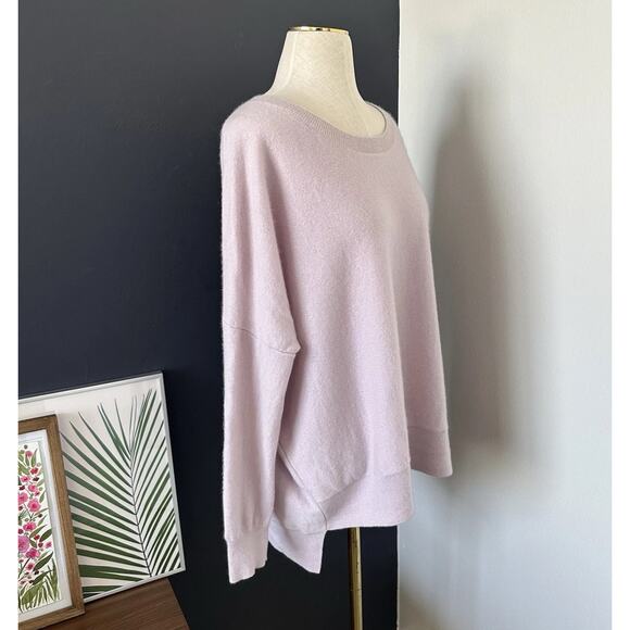 Eileen Fisher Cashmere Lilac Lavender Sweater Pullover Soft Cozy - Picture 7 of 13